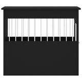 NNEVL Dog Crate Furniture Black 55x80x68 cm Engineered Wood