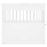 NNEVL Dog Crate Furniture White 64.5x80x71 cm Engineered Wood