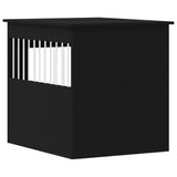 NNEVL Dog Crate Furniture Black 64.5x80x71 cm Engineered Wood
