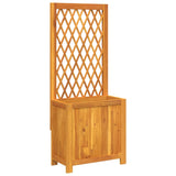 NNEVL Planter with Trellis 55x29.5x132 cm Solid Wood Acacia