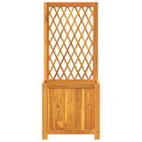 NNEVL Planter with Trellis 55x29.5x132 cm Solid Wood Acacia