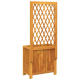 NNEVL Planter with Trellis 55x29.5x132 cm Solid Wood Acacia