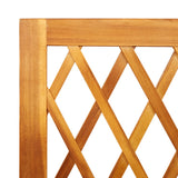 NNEVL Planter with Trellis 55x29.5x132 cm Solid Wood Acacia