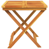 NNEVL Folding Garden Table 50x50x50 cm Solid Wood Acacia