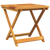 NNEVL Folding Garden Table 50x50x50 cm Solid Wood Acacia