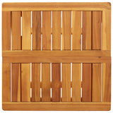 NNEVL Folding Garden Table 50x50x50 cm Solid Wood Acacia