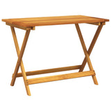 NNEVL Folding Garden Table 90x52.5x65 cm Solid Wood Acacia