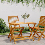 NNEVL Folding Garden Table 90x52.5x65 cm Solid Wood Acacia