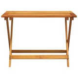 NNEVL Folding Garden Table 90x52.5x65 cm Solid Wood Acacia