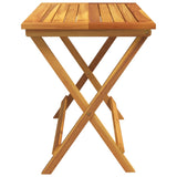 NNEVL Folding Garden Table 90x52.5x65 cm Solid Wood Acacia