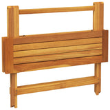 NNEVL Folding Garden Table 90x52.5x65 cm Solid Wood Acacia