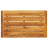 NNEVL Folding Garden Table 90x52.5x65 cm Solid Wood Acacia