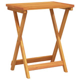 NNEVL Folding Garden Table 50x36x60 cm Solid Wood Acacia