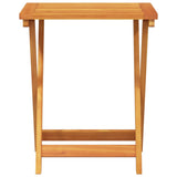 NNEVL Folding Garden Table 50x36x60 cm Solid Wood Acacia