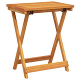 NNEVL Folding Garden Table 50x36x60 cm Solid Wood Acacia