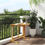 NNEVL Folding Balcony Table 90x60x72 cm Solid Wood Acacia