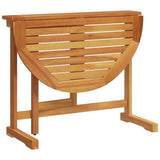 NNEVL Folding Balcony Table 90x60x72 cm Solid Wood Acacia