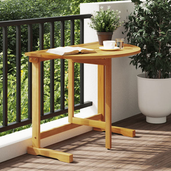 NNEVL Folding Balcony Table 90x60x72 cm Solid Wood Acacia