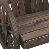 NNEVL Garden Adirondack Chair Solid Wood Fir