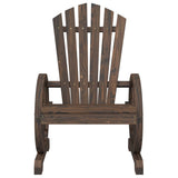 NNEVL Garden Adirondack Chairs 2 pcs Solid Wood Fir