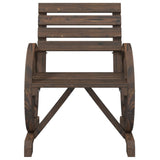 NNEVL Garden Chairs 2 pcs 58x58x78.5 cm Solid Wood Fir