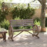 NNEVL Garden Bench 2-Seater Solid Wood Fir