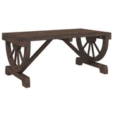 NNEVL Garden Coffee Table 90x50x40 cm Solid Wood Fir