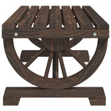 NNEVL Garden Coffee Table 90x50x40 cm Solid Wood Fir