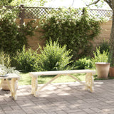 NNEVL Garden Bench 115 cm Solid Wood Fir