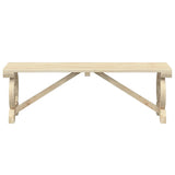 NNEVL Garden Bench 115 cm Solid Wood Fir