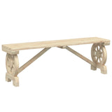 NNEVL Garden Bench 115 cm Solid Wood Fir