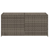 NNEVL Garden Storage Box Grey 283L Poly Rattan