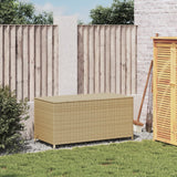 NNEVL Garden Storage Box Mix Beige 190L Poly Rattan