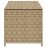 NNEVL Garden Storage Box Mix Beige 190L Poly Rattan