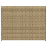 NNEVL Garden Storage Box Mix Beige 984L Poly Rattan