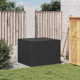NNEVL Garden Storage Box Black 291L Poly Rattan