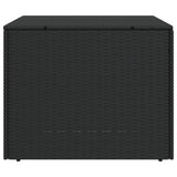 NNEVL Garden Storage Box Black 291L Poly Rattan