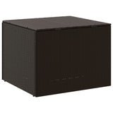 NNEVL Garden Storage Box Brown 291L Poly Rattan