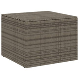 NNEVL Garden Storage Box Grey 291L Poly Rattan