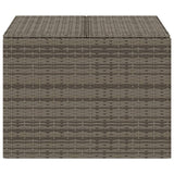 NNEVL Garden Storage Box Grey 291L Poly Rattan
