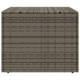 NNEVL Garden Storage Box Grey 291L Poly Rattan