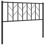 NNEVL Metal Headboard Black 107 cm King Single