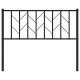NNEVL Metal Headboard Black 107 cm King Single