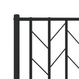 NNEVL Metal Headboard Black 107 cm King Single