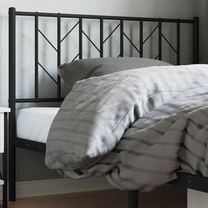 NNEVL Metal Headboard Black 107 cm King Single