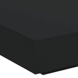 NNEVL Coffee Table with LED Lights Black 100x100x31 cm