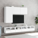 NNEVL TV Wall Cabinets 2 pcs White 60x30x30 cm Engineered Wood