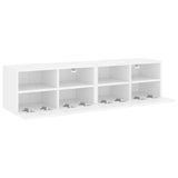 NNEVL TV Wall Cabinets 2 pcs White 60x30x30 cm Engineered Wood