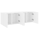 NNEVL TV Cabinets Wall-mounted 2 pcs White 60x30x41 cm