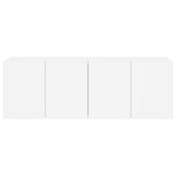 NNEVL TV Cabinets Wall-mounted 2 pcs White 60x30x41 cm